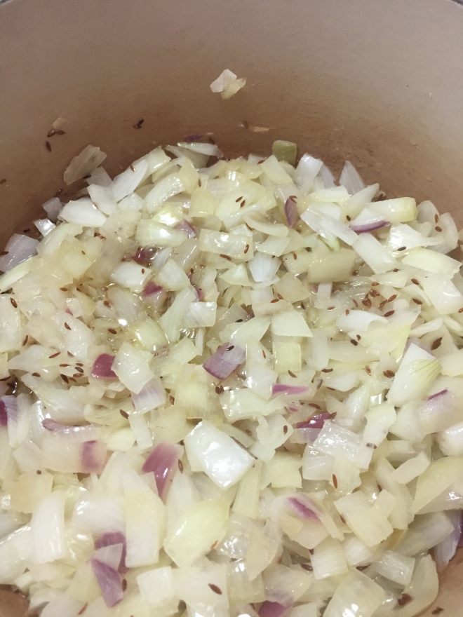 Take your time and allow these onions to deepen in colour and caramelize enough to bring out their sweetness.